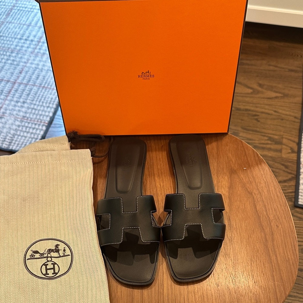 Hermes Oran Sandals 42
